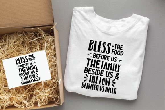 BLESS the FOOD Graphics for Faith T-Shirt Designs
