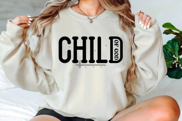 Child of God SVG: Faith Graphics for T-Shirt Designs