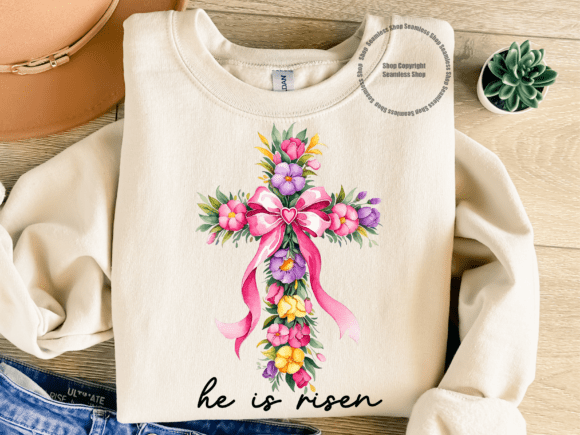 Christian Easter Cross Png He is Risen Review