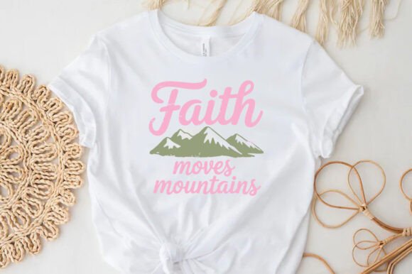 Christian Quote Minimalist SVG PNG Graphics for T-Shirt Designs