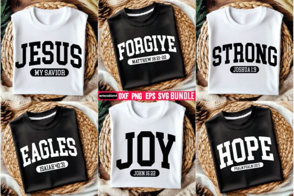 Christian Sport SVG Bundle: Graphics & T-Shirt Designs
