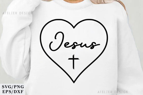 Jesus Svg Png Sweatshirt Graphics for T-Shirt Designs