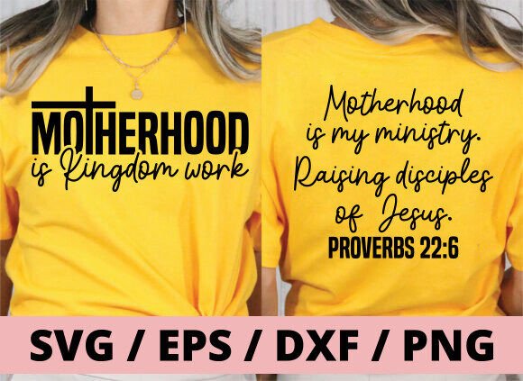 Mom & Bible Quote SVG Graphics for T-Shirt Designs