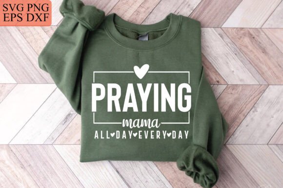 Praying Mama SVG: A Versatile Graphic for T-Shirt Designs