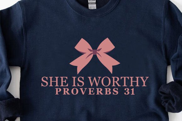 She is Worthy Bow PNG: An Embroidery Design Review