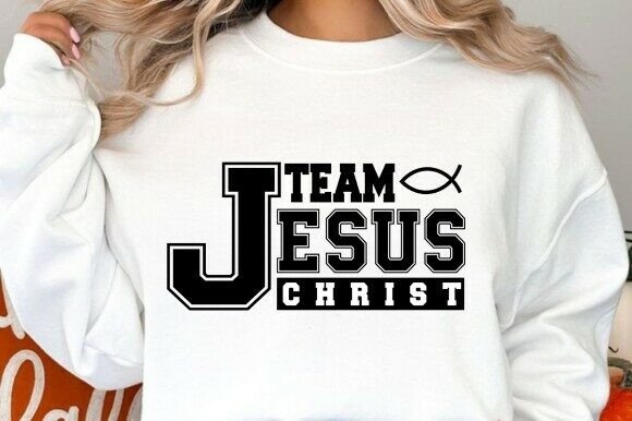 Team Jesus SVG PNG: Graphics for T-Shirt Designs